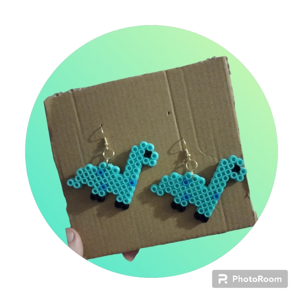Dinosaur earrings